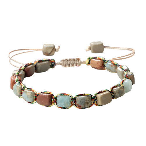 Modisches Armband mit unregelmäßigem Stein,-Shoushan-Stein