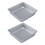 Premium Carbon Steel Baking Sheet With Nonstick Coating-silver 1