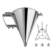 Stainless Steel Confectionery Funnel Dispenser with Precisions