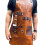 Multipurpose PU Leather Cooking Apron Perfect For-Brown 1
