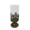 Glass Tornadoes Candlestick Holders Taper Candle-25W374JD 1