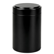 Kleine aluminiumlegeringen huisdierherinneringenurn met-Zwart