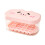 Large Capacity 28 Square Ice Tray Press Button Mechanism-Pink 1