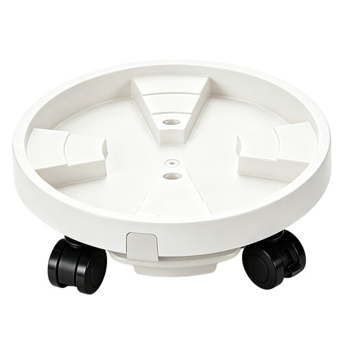 High Capacity Garden Rotating Pot Base That Safely-White 420
