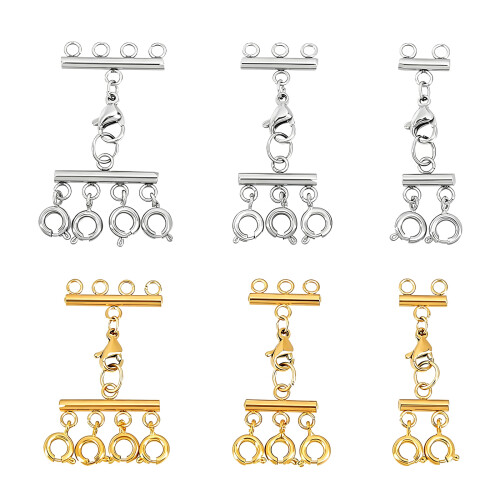 Embouts de perles en alliage, 8 pièces, résultats-Or 3 actions 1