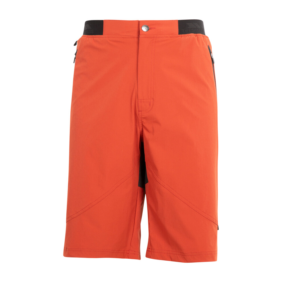 Trespass (S, Salsa) Mens Hainford Shorts Multicoloured