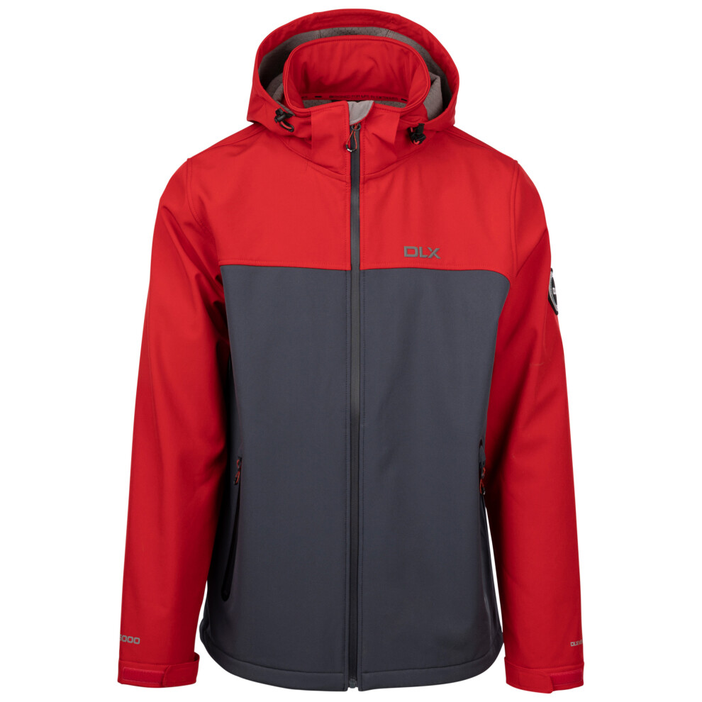 Trespass (M, ) Mens Moyler Dlx Soft Shell Jacket Red