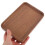 Bandeja rectangular de madera para aperitivos, ideal para servir el desayuno en el alojamiento. 4