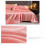 Ensemble de draps en satin de soie glacée, format queen, rose corail 5