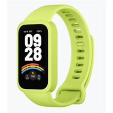 (Green) XIAOMI Smart Band 9 Active, 1.47-inch 60Hz display, 18-day battery, 50 sports modes (black/pink/purple/green)
