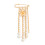 Elegante Perlen-Blumen-Fransen-Brosche, Legierung,-Gold 7