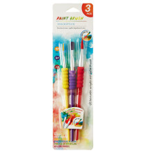 Pinceau professionnel Ă poils en Nylon avec manche en-H403A