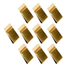 10Pcs Metal Pen Clip Metal Bookmarks Page-No. 2 copper color