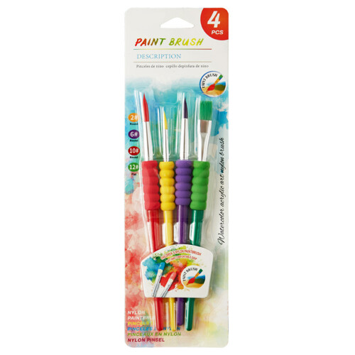 Kunstmalerei-Pinsel-Set, Nylonborsten, Pinsel mit- H404A