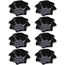8-delige set taco bowl mallen van 10 cm (4 inch) van koolstofstaal met antiaanbaklaag