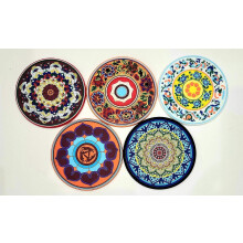 Mosaic Silicone Drink Coasters Set of 5