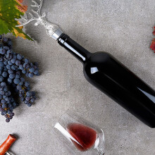 Bouchon de bouteille de vin de Noël en alliage pour vin rouge