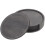 Leather Coaster Set – Dark Grey, 10 cm Square 1