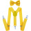Kids Adjustable Suspenders and Bow Tie Set 1