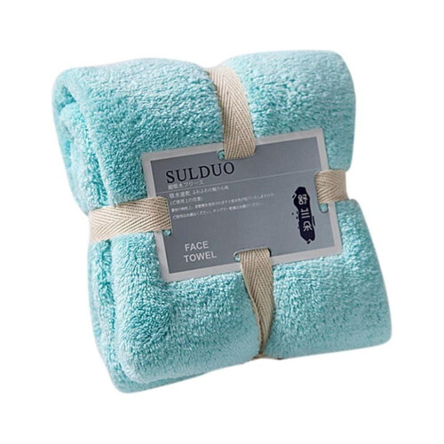 Shengxiny bath towel soft large 36 x 80 cm light blue