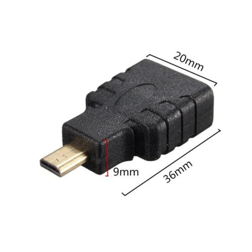 Vergoldeter Micro-HDMI-auf-HDMI-Adapter 1