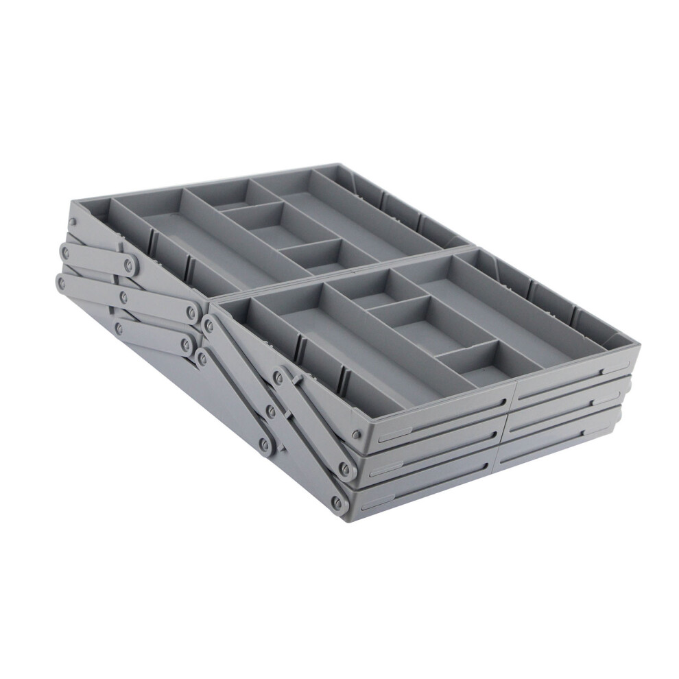 3 Section Extendable Drawer Storage For Jewelry Cosmetics