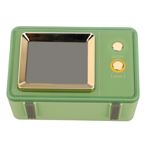 Retro-TV-Lautsprecher 600mAh Grün Bluetooth 5.3