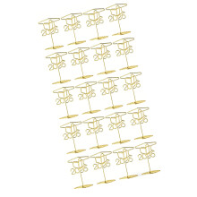 Paquet de 20 porte-numéros de Table en métal en forme de-20