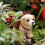 Hondvormige kruiden bloempot container Labrador ontwerp met 5