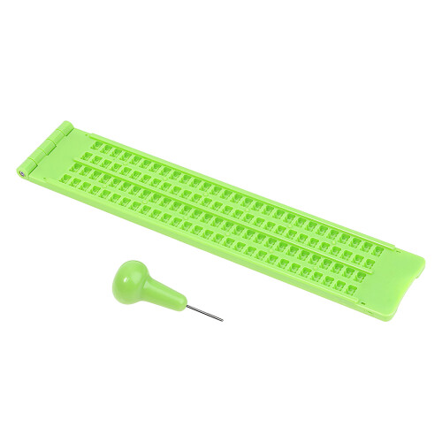 Ardoises d'écriture en braille à 4 lignes 28 cellules-4 lignes