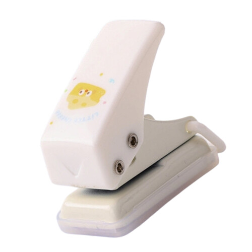1/4Inch Single Hole Punchers 6 Sheets Capacity Hole-White