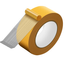 Netstof plakband 20 m lang, dubbelzijdig montagetape voor-50 mm