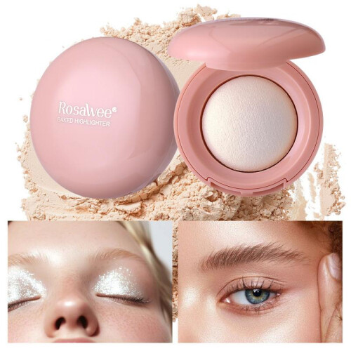 (01) Face Highlight Contour Palette Shimmer Natural Illuminating Profile Modifying Makeup Kit
