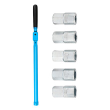 Adjustable Angle Faucet Wrench Kit Valves Removal Plumber Tool