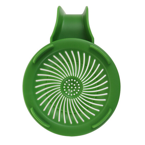 Plastic Mason Jar-deksels met brede opening, set-donkergroen A