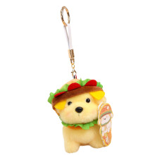 Unique Hamburger Themed Animal Keychain Soft And Safe-Yellow
