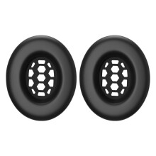Cache-oreilles en silicone, oreillettes de rechange pour-Noir