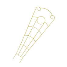 Rustproof Metal Plant Support For Monstera Bamboos Indoor-Gold