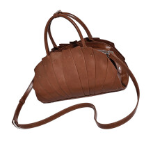Modern Korean Design Women's Shoulder Bag With Ample-Brown