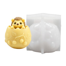 Food Safe Silicone Hedgehog Mould For Home Candle Designs