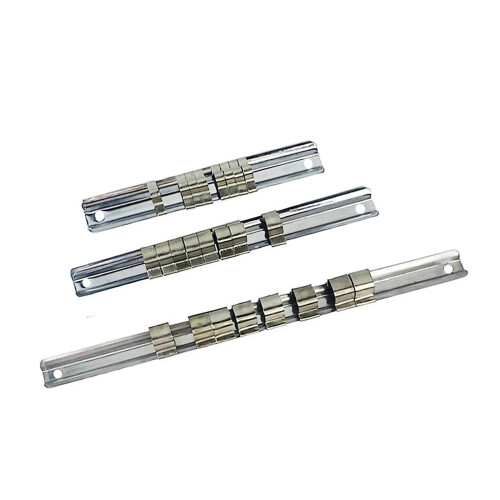 3Pcs 8 Clip Socket Rack Holder for 1/4Inch 3/8Inch 1/2Inch