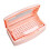 Plastic Nail Instruments Sanitizing Box Cleaning Case-Orange 1