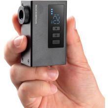 ROCKBROS Mini Electric Bike Pump 120PSI Portable Rechargeable 420mAh LED Display Auto Stop Presta Schrader MTB Road