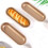 Hotdogpande i kulstofstål – 2 stk. 1