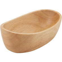 Wooden Salad Bowl Rubberwood 20cm 4.5cm
