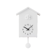 Large Cuckoo Clock,cuckoo Clock - White Birdhouse, Minimalist