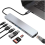 Προσαρμογέας Hub USB, προσαρμογέας USB για αξεσουάρ Mac 8 σε 1 4k Hdmi, Ethernet, 2 θύρες USB 3.0, 1