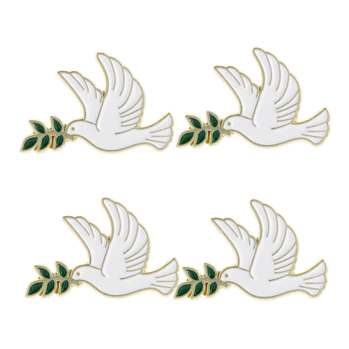 Σετ καρφίτσες Peace Dove 4 τεμαχίων: Vintage καρφίτσες πέτου με ζώα για γυναίκες, κομψές