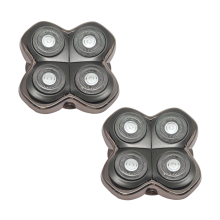 Confezione da 2 testine di ricambio professionali compatibili con i rasoi Skulls Pitbulls Gold PRO, Silver PRO, Diamond