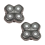 2Pack Professional Replacement Head Compatible with Skulls Pitbulls Shaver Gold PRO, Silver PRO, Diamond 1